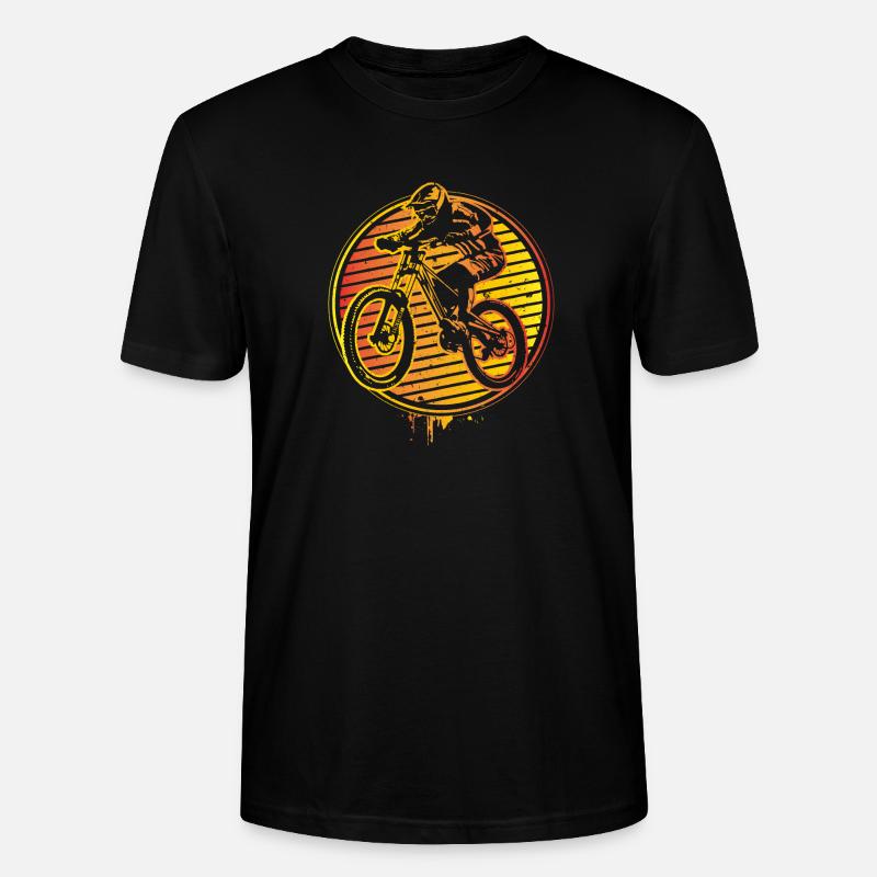 VTT VTT - Mountainbiker - T-shirt bio CRAFTER Stanley Stella Unisexe - noir