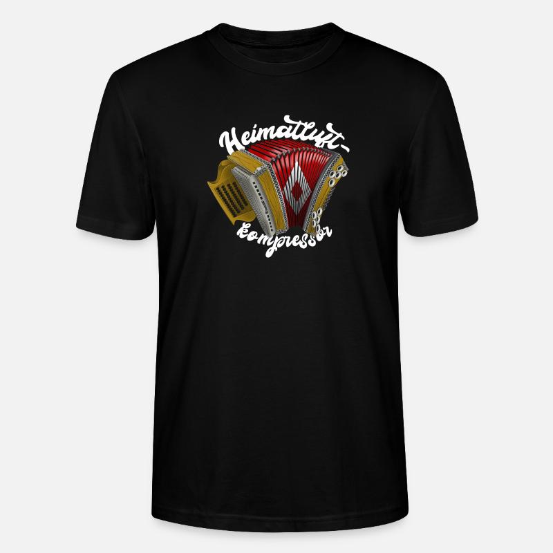 Heimatluftkompressor // hell | ZiachON! - Stanley/Stella Unisex Bio-T-Shirt CRAFTER - Schwarz