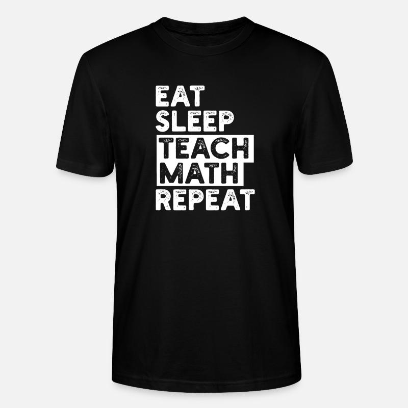Mathelehrer Mathematik - Stanley/Stella Unisex Bio-T-Shirt CRAFTER - Schwarz