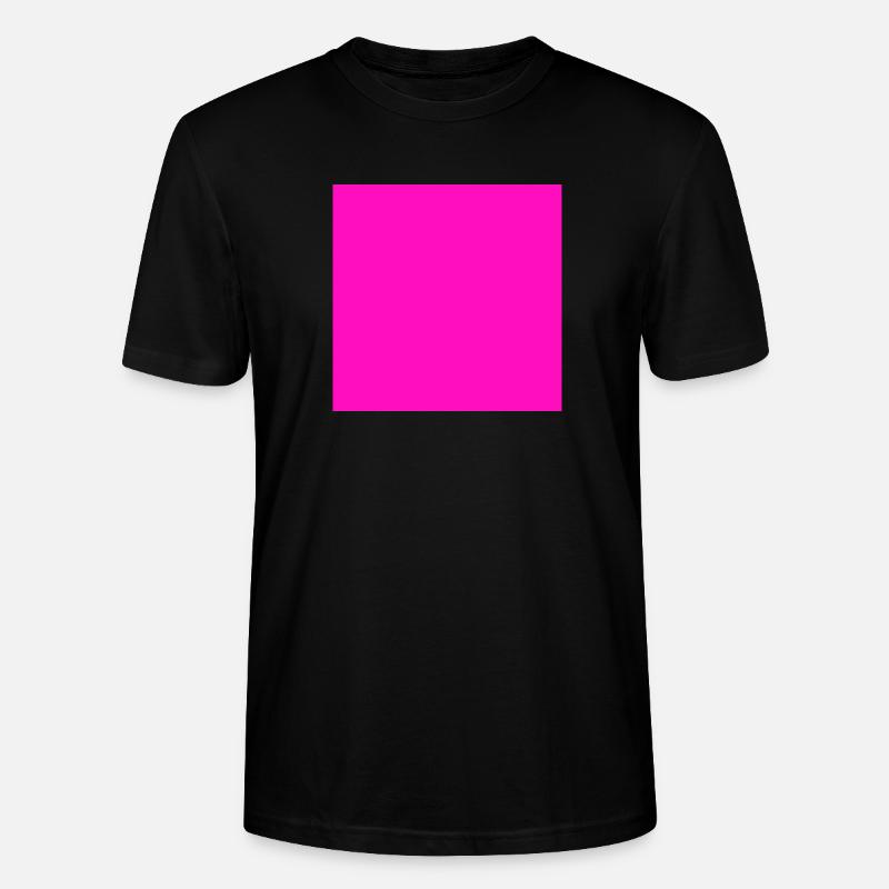 pinker Hintergrund Textur Vorlage personalisieren - Stanley/Stella Unisex Bio-T-Shirt CRAFTER - Schwarz