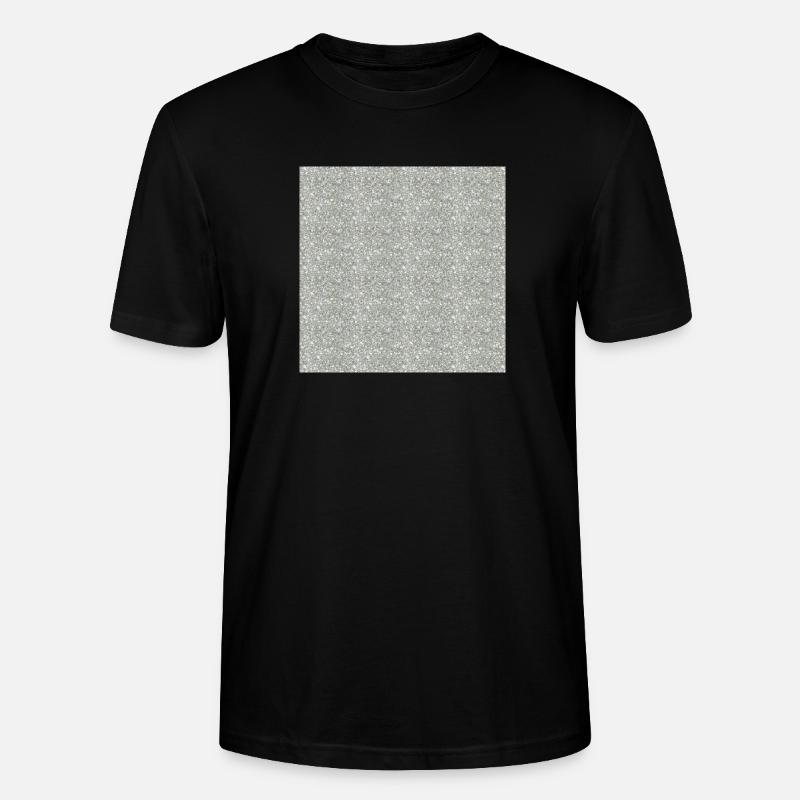 Gemusterter Granitstein in Grautönen - Stanley/Stella Unisex Bio-T-Shirt CRAFTER - Schwarz