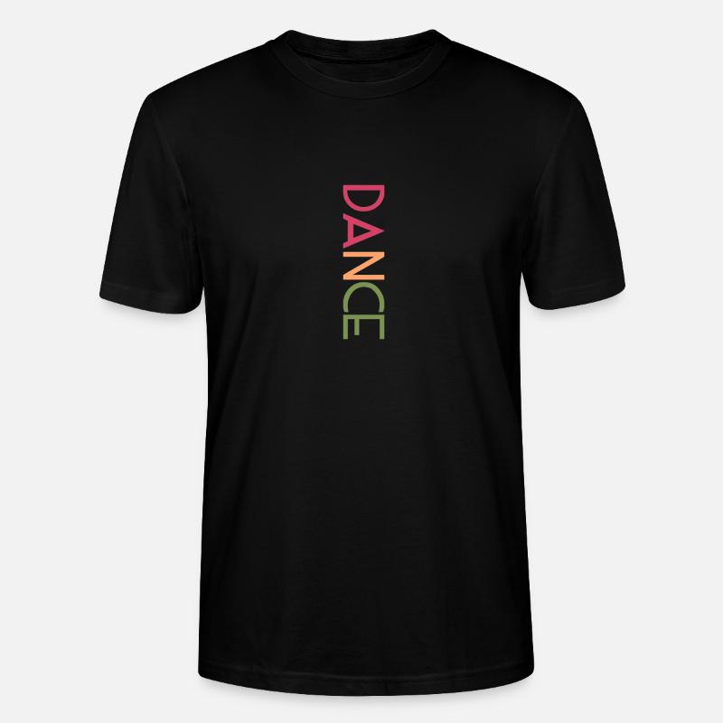 DANCE Design - Bunte Buchstaben Kunst - Stanley/Stella Unisex Bio-T-Shirt CRAFTER - Schwarz