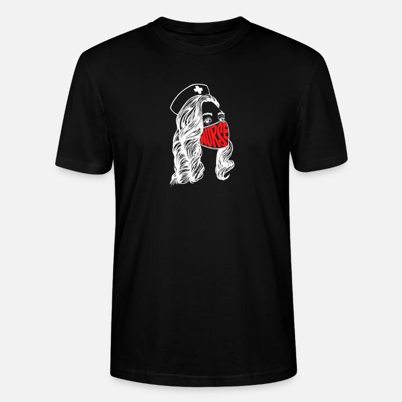 Krankenschwester Pflegerin Krankenpflegerin Beruf - Stanley/Stella Unisex Bio-T-Shirt CRAFTER - Schwarz