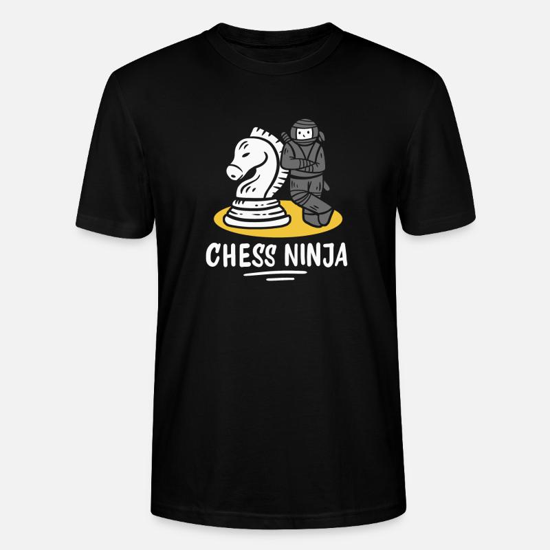 Schach Schachspieler - Stanley/Stella Unisex Bio-T-Shirt CRAFTER - Schwarz