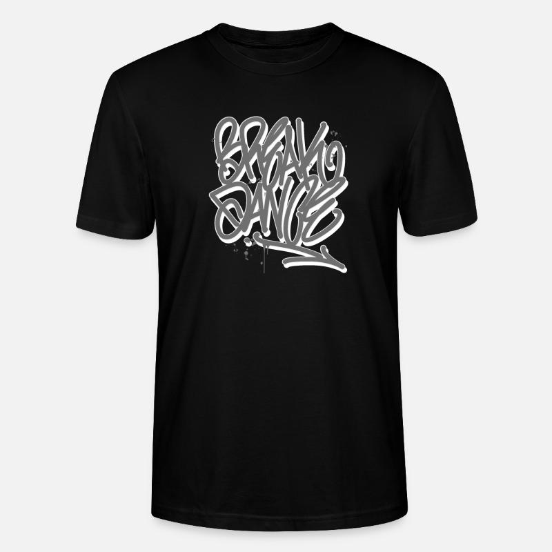 Breakdance Graffiti - Stanley/Stella Unisex Bio-T-Shirt CRAFTER - Schwarz