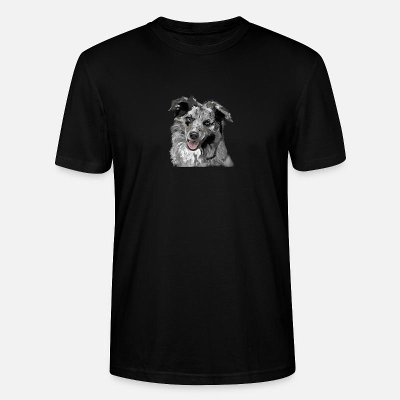 Australian Shepherd - Stanley/Stella Unisex Bio-T-Shirt CRAFTER - Schwarz