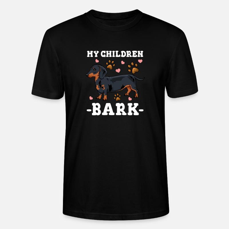 Dackel - Stanley/Stella Unisex Bio-T-Shirt CRAFTER - Schwarz