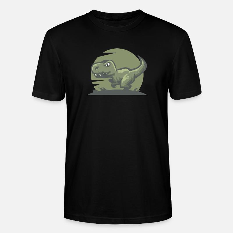 Dinosaurier T-Rex - Stanley/Stella Unisex Bio-T-Shirt CRAFTER - Schwarz
