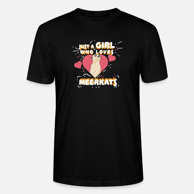 Erdmännchen - Stanley/Stella Unisex Bio-T-Shirt CRAFTER - Schwarz