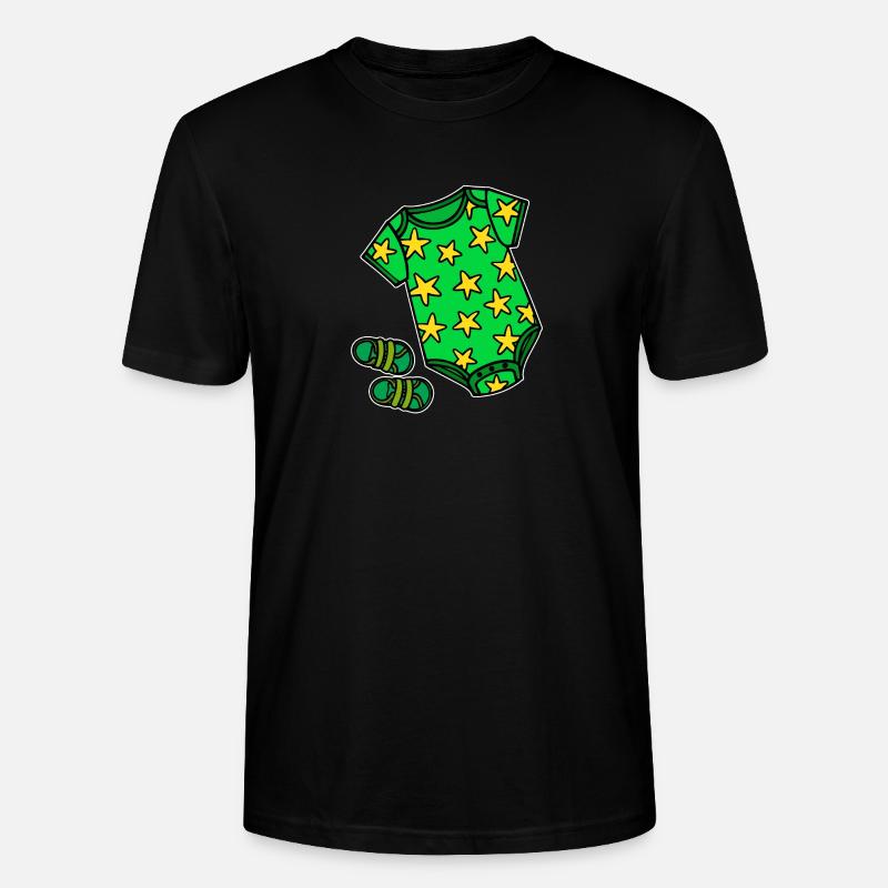 Strampler Bébé Enceinte - T-shirt bio CRAFTER Stanley Stella Unisexe - noir