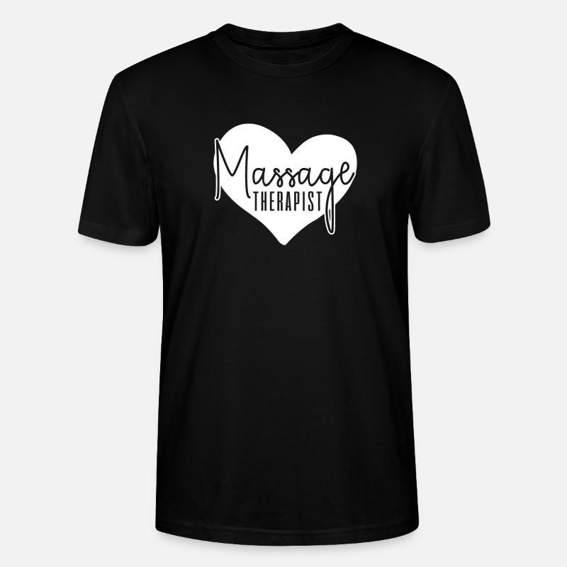 Massagetherapeut Massagetherapie - Stanley/Stella Unisex Bio-T-Shirt CRAFTER - Schwarz