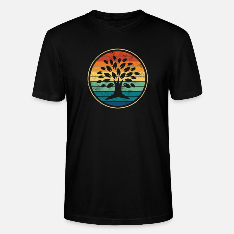 Baum - Stanley/Stella Unisex Bio-T-Shirt CRAFTER - Schwarz