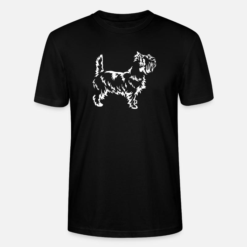Cairn Terrier "Black Edition" - Stanley/Stella Unisex Bio-T-Shirt CRAFTER - Schwarz