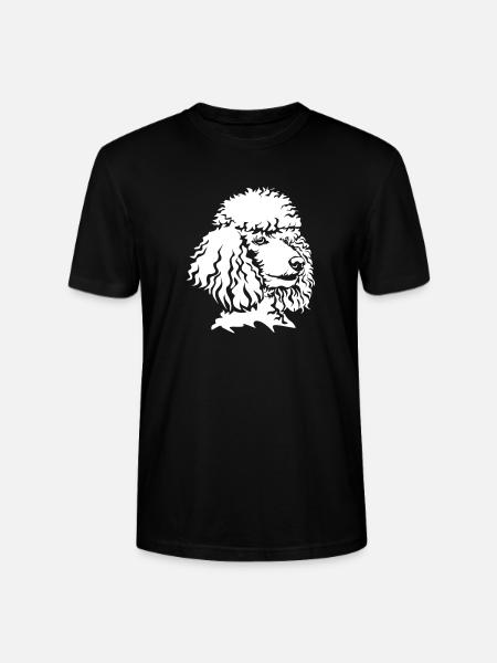 Poodle head "Black Edition" - Stanley/Stella CRAFTER Unisex Organic T-Shirt - black
