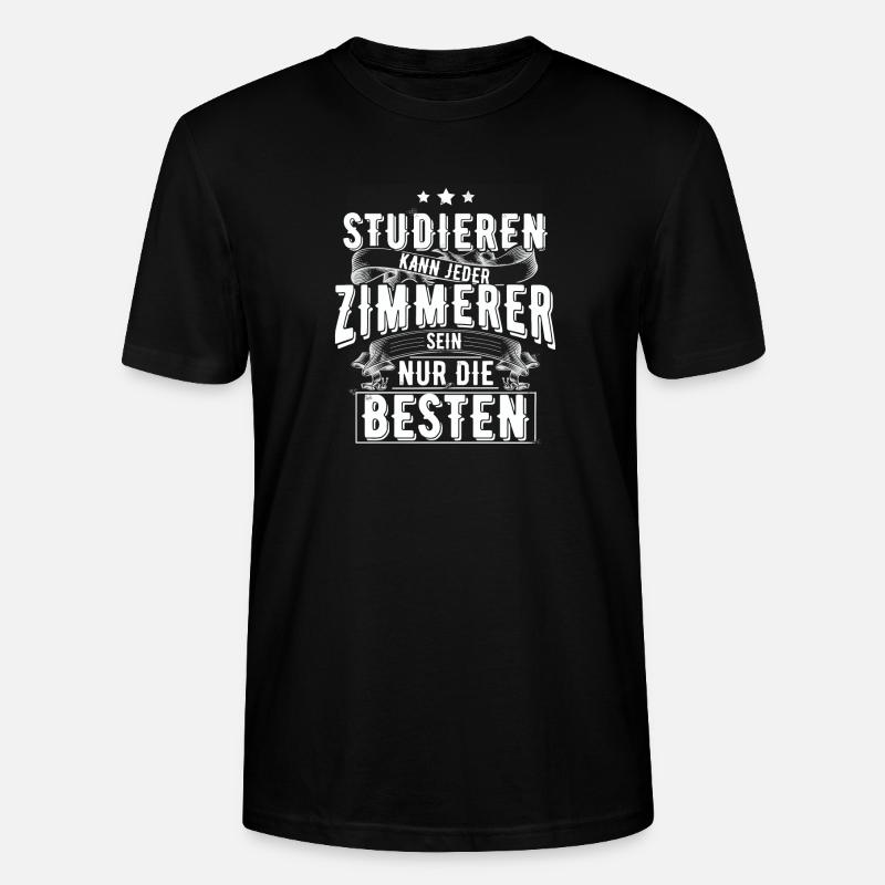 Zimmerer - Stanley/Stella Unisex Bio-T-Shirt CRAFTER - Schwarz