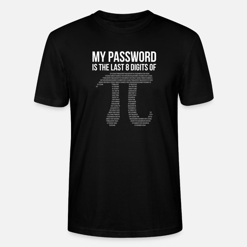 Mein Passwort - Stanley/Stella Unisex Bio-T-Shirt CRAFTER - Schwarz