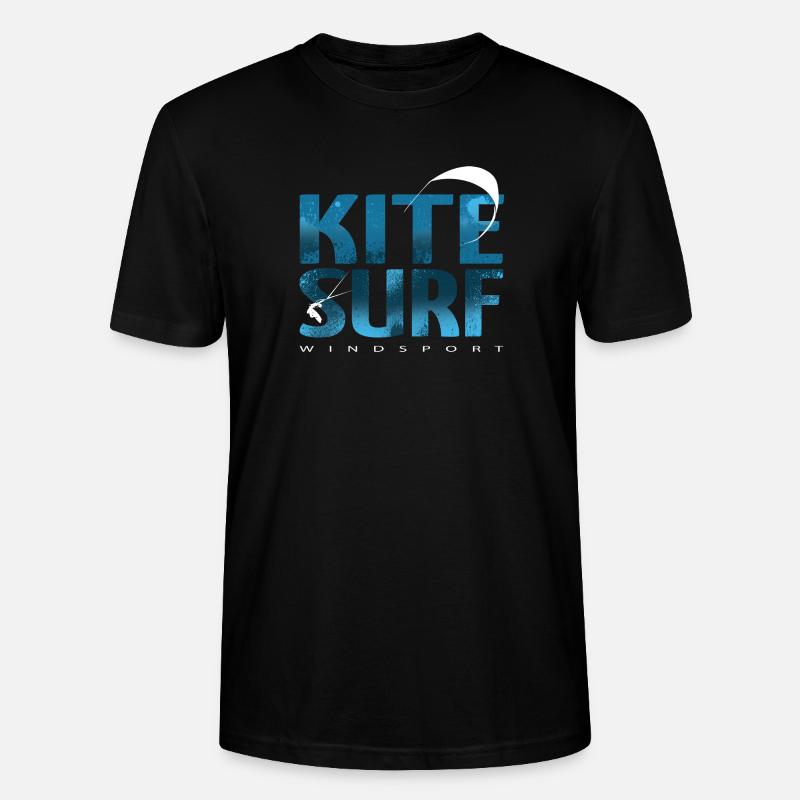 KITESURF 2021 blau - Stanley/Stella Unisex Bio-T-Shirt CRAFTER - Schwarz