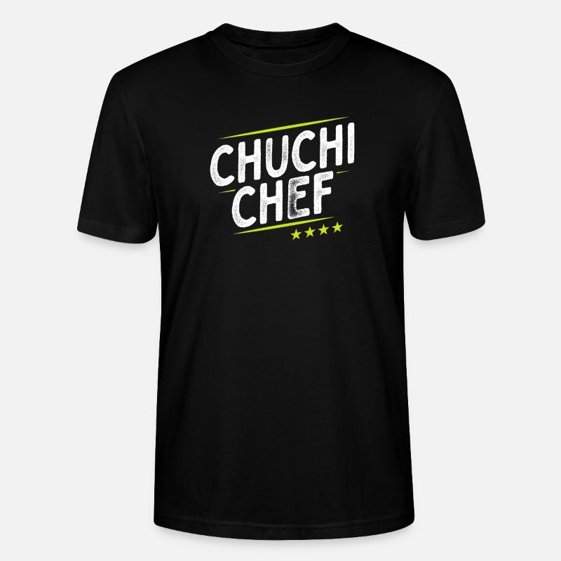 Küchenchef - Chuchi Chef - Schweizerdeutsch - Stanley/Stella Unisex Bio-T-Shirt CRAFTER - Schwarz