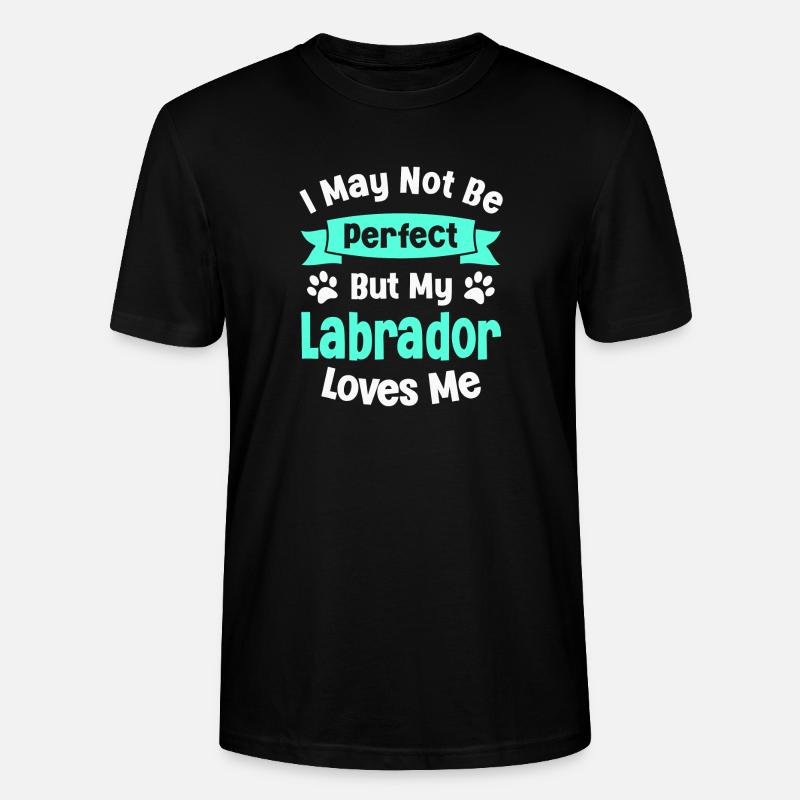 Chien Labrador Retriever - T-shirt bio CRAFTER Stanley Stella Unisexe - noir