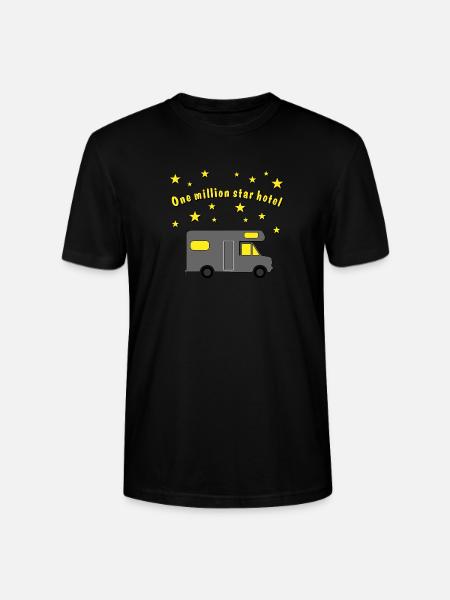 one million star hotel - Stanley/Stella Unisex Bio-T-Shirt CRAFTER - Schwarz