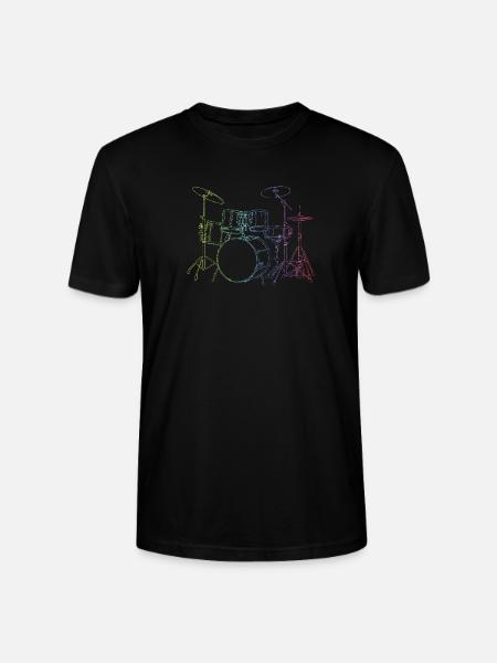 Drumset Sticks Drummer Drums Drummer - Stanley/Stella CRAFTER Unisex Organic T-Shirt - black