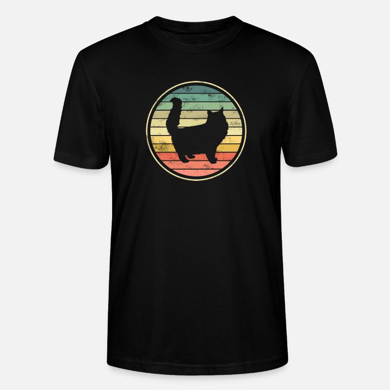 Katze Katzen - Stanley/Stella Unisex Bio-T-Shirt CRAFTER - Schwarz
