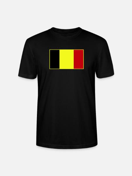 Anpassbare dreifarbige Flagge - Stanley/Stella Unisex Bio-T-Shirt CRAFTER - Schwarz