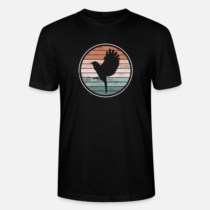 Vogel Vögel - Stanley/Stella Unisex Bio-T-Shirt CRAFTER - Schwarz