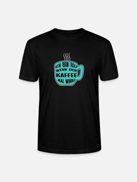 Kaffeetasse Kaffee Statement Koffein Kaffeetrinker - Stanley/Stella Unisex Bio-T-Shirt CRAFTER - Schwarz