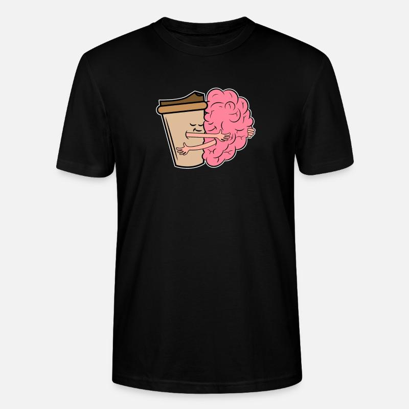 Kaffee Trinken Kaffeeliebhaber Kaffeetrinker - Stanley/Stella Unisex Bio-T-Shirt CRAFTER - Schwarz