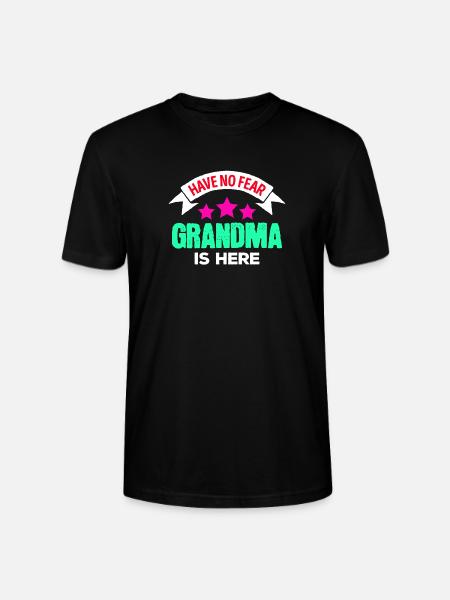 Lieblingsoma Oma Großmutter Pensionistin Statement - Stanley/Stella Unisex Bio-T-Shirt CRAFTER - Schwarz