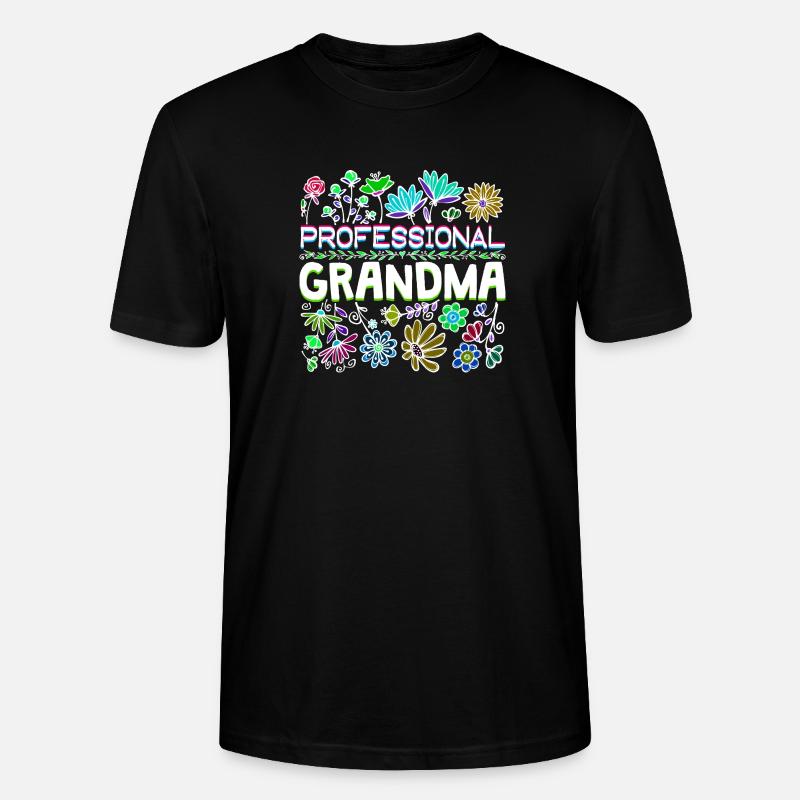 Großmama Spruch Großmutter Oma Ruhestand - Stanley/Stella Unisex Bio-T-Shirt CRAFTER - Schwarz