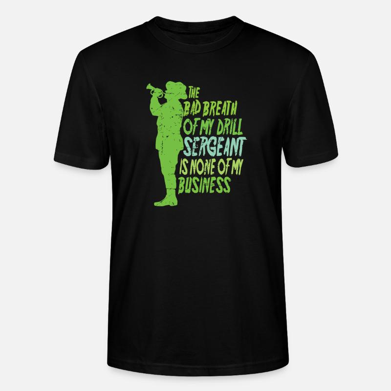 Drill Sergeant - Stanley/Stella Unisex Bio-T-Shirt CRAFTER - Schwarz