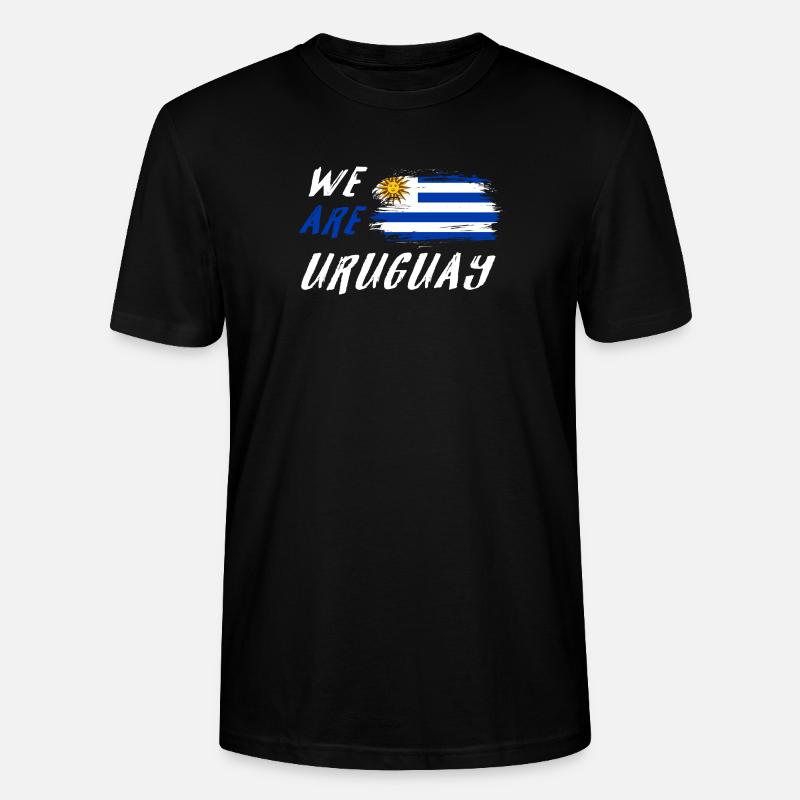 Wir sind Uruguay - Stanley/Stella Unisex Bio-T-Shirt CRAFTER - Schwarz