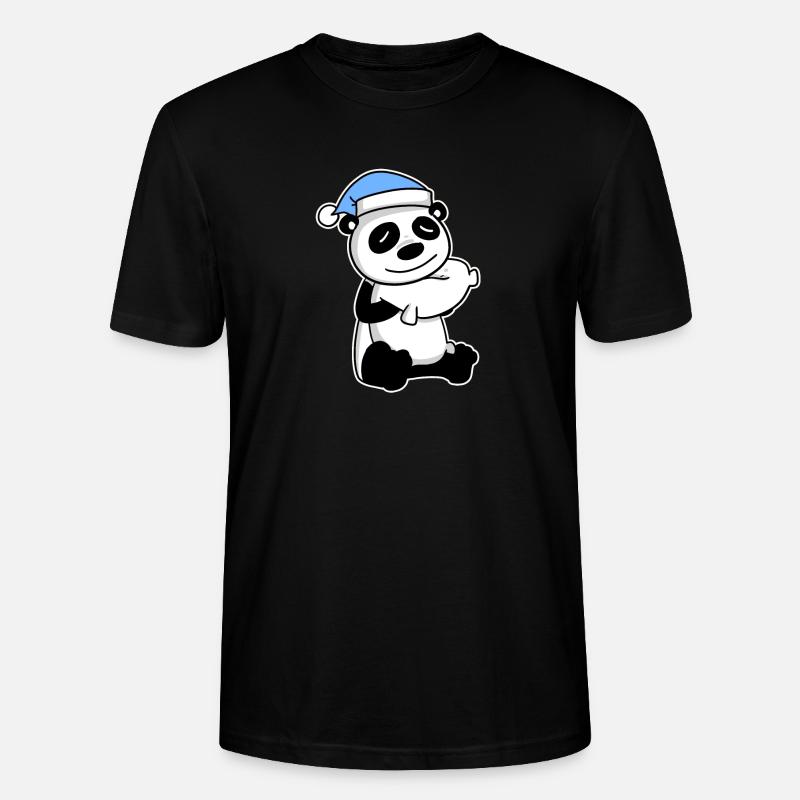 Panda Bébé - T-shirt bio CRAFTER Stanley Stella Unisexe - noir