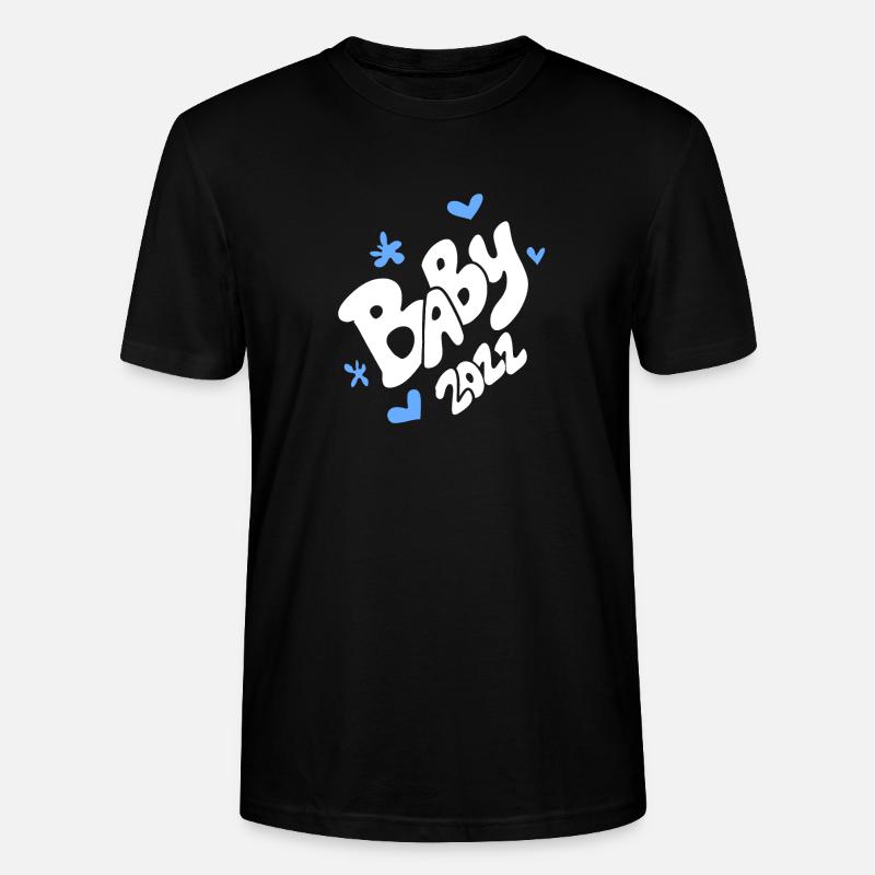 Bébé 2022 - Naissance Enceinte 2022 - T-shirt bio CRAFTER Stanley Stella Unisexe - noir