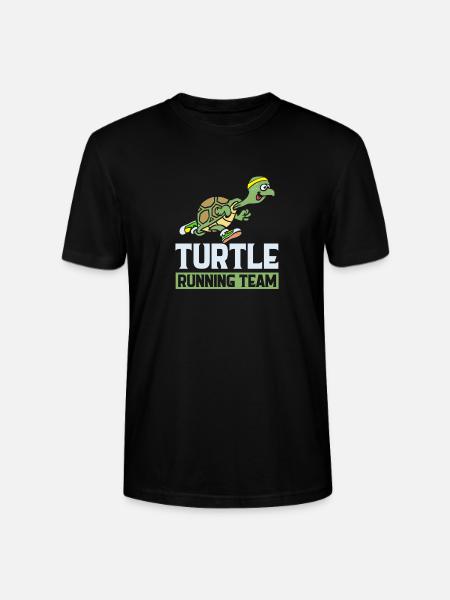 Turtle running team neu - Stanley/Stella Unisex Bio-T-Shirt CRAFTER - Schwarz