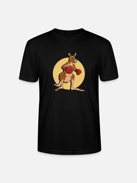 Kangaroo boxer - Stanley/Stella CRAFTER Unisex Organic T-Shirt - black