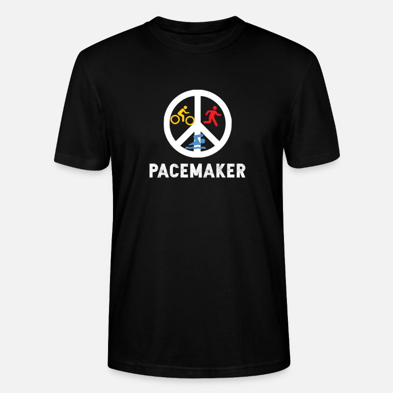 Pacemaker Trilife Triathlon - Stanley/Stella Unisex Bio-T-Shirt CRAFTER - Schwarz