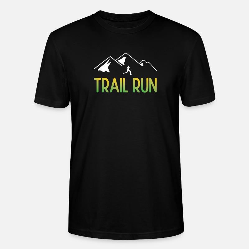 Trailrun - Stanley/Stella Unisex Bio-T-Shirt CRAFTER - Schwarz