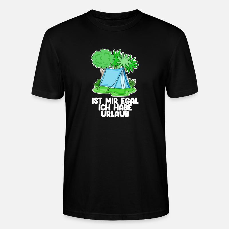 Urlaub - Stanley/Stella Unisex Bio-T-Shirt CRAFTER - Schwarz