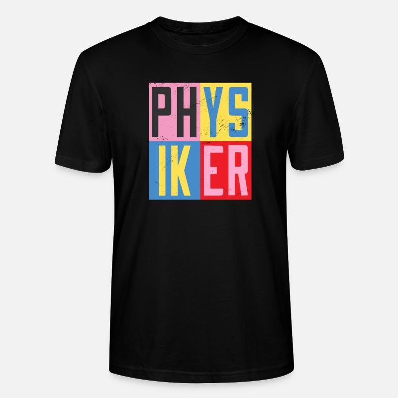 Physiker Design - Stanley/Stella Unisex Bio-T-Shirt CRAFTER - Schwarz