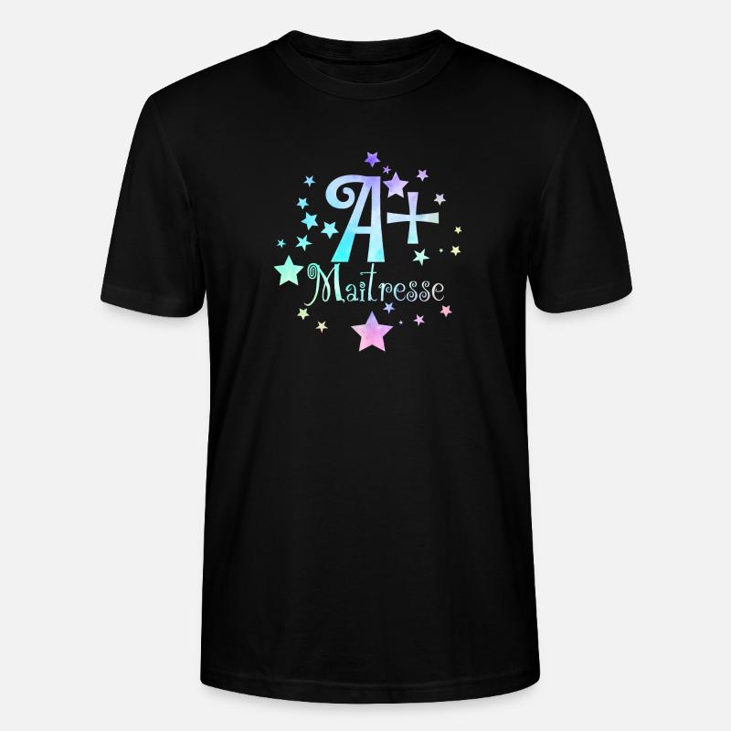 A+ Lehrer - Stanley/Stella Unisex Bio-T-Shirt CRAFTER - Schwarz