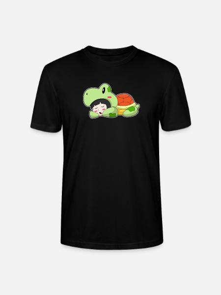 Turtle Girl Costume - Stanley/Stella CRAFTER Unisex Organic T-Shirt - black