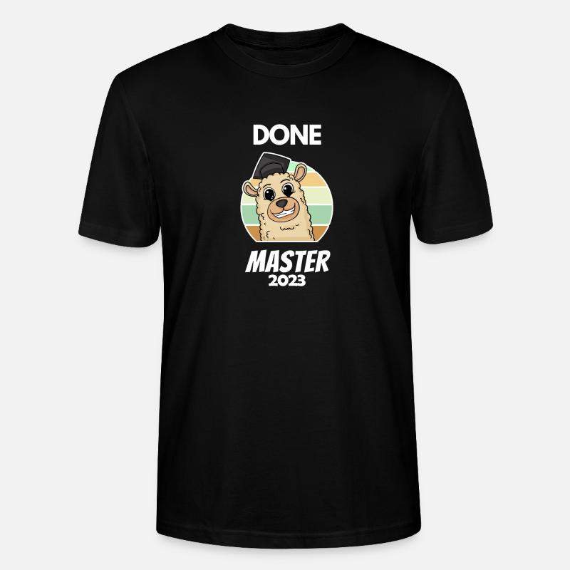 Master 2023 - Stanley/Stella Unisex Bio-T-Shirt CRAFTER - Schwarz