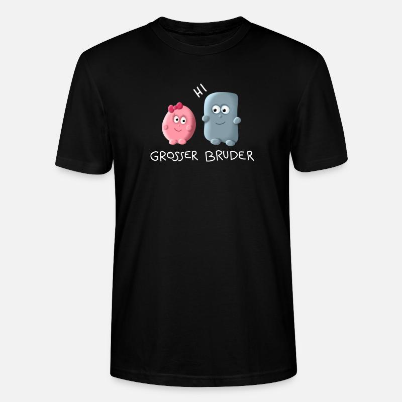 Grosser Bruder - Stanley/Stella Unisex Bio-T-Shirt CRAFTER - Schwarz