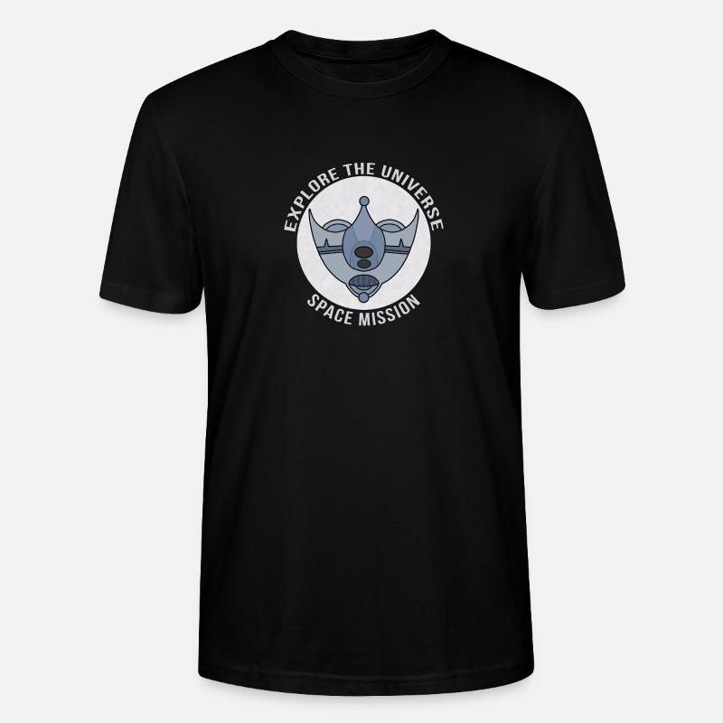 Mission spatiale Explorer l’univers - T-shirt bio CRAFTER Stanley Stella Unisexe - noir
