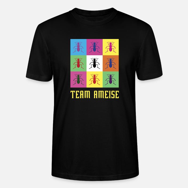 Team Ameise - Stanley/Stella Unisex Bio-T-Shirt CRAFTER - Schwarz
