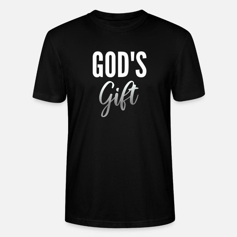 Geschenk Gottes - Stanley/Stella Unisex Bio-T-Shirt CRAFTER - Schwarz
