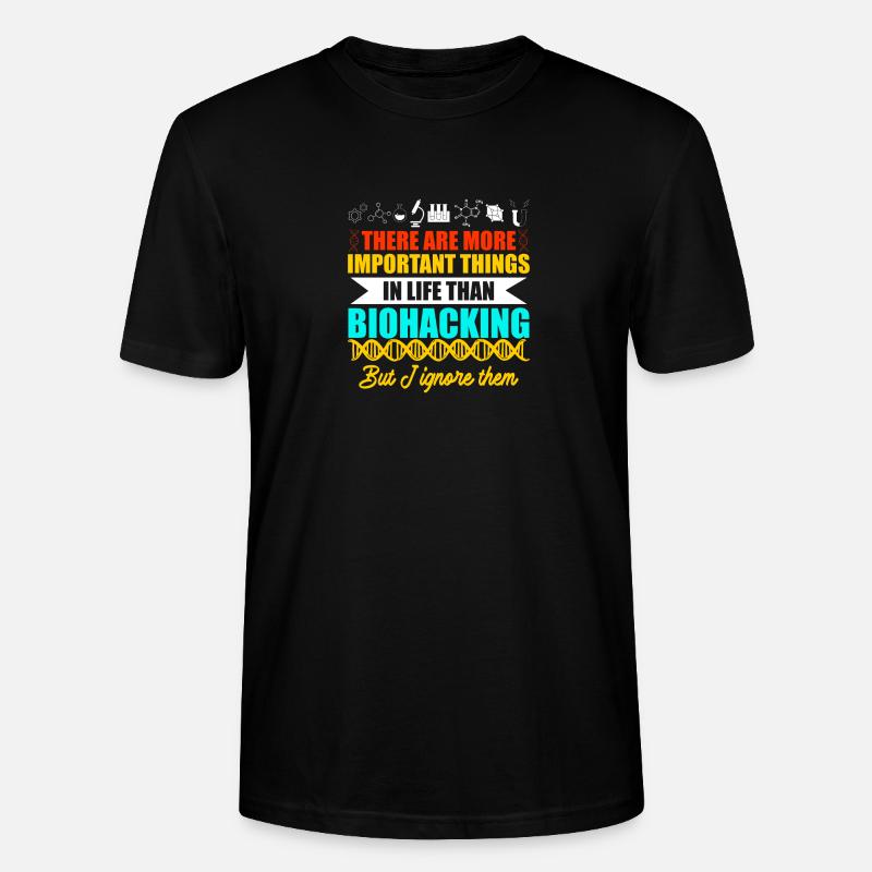 Design Biohacker - T-shirt bio CRAFTER Stanley Stella Unisexe - noir
